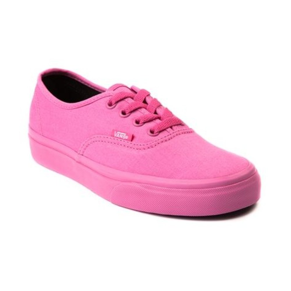 Vans Authentic Skate Shoe, Monochrome Pink - Size Men 6.5 / Women 8